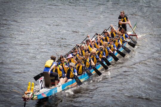 2017 BDBF Wellness Warriors Women with awesome timing!
