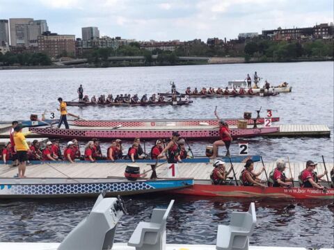 2017 BDBF Wellness Warriors Women's team preparing for their time trial