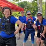 Warm-up dancing before the big race!