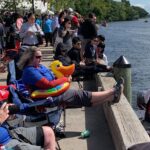 2019 Pawtucket - extra safety gear for Kim!