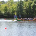 2019 Pawtucket - paddling one of the festivals new 12-paddler boats to a spectacular win!