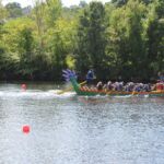 2019 Pawtucket - paddling one of the festivals new 12-paddler boats to a spectacular win!